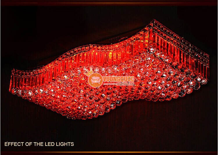 Đèn ốp trần hình chữ nhật kích thước lớn CM230-8